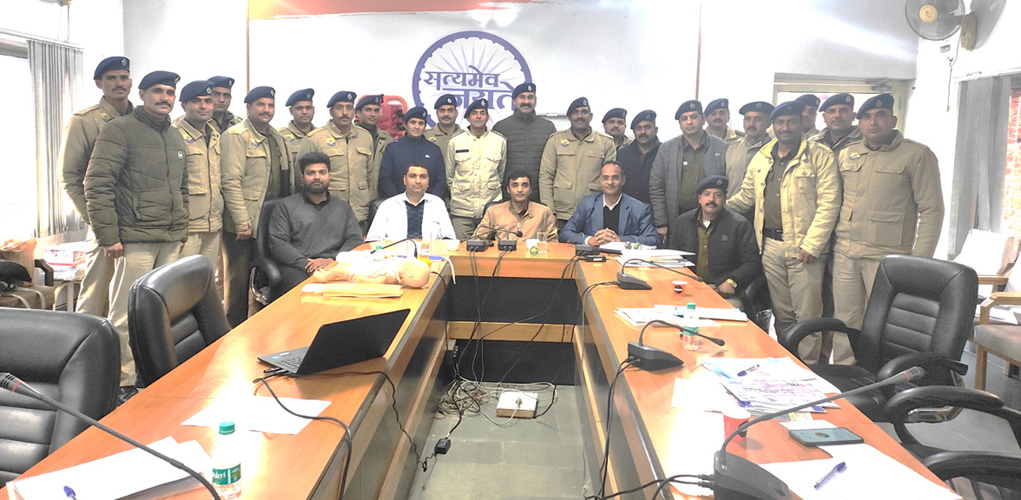 Training of Police Officials in Mandi, Himachal Pradesh